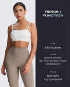 Aoxjox Women's Metamorph Yoga Pants 26" (driftwood X-large)