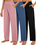 Huukeay 3 Pack Women's Lounge Pants Cozy Sweatpants X-large - Style 9