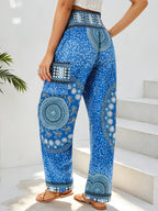 Qianxizhan Women's Harem Pants High-Waist Yoga Boho - Style 85