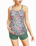 Women's Maacie Maternity Athletic Tankini Swimsuits With - Style 9