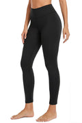 Holipick UPF 50+ Long Swim Pants - Women's High Waisted Swim Leggings Black