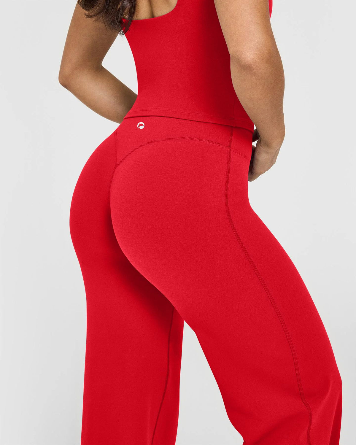 Oqq Yoga Pants Women High-Waist Stretch Casual Soft - Size Medium Short