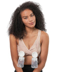 Women's Larken Hands Free Pumping for Breastfeeding Breast Pump for Pregnancy, & in One Sand (xl) Nursing Bra