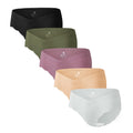 Angelhood 5 Pack Women's Maternity Foldable Under Bump Pregnancy Postpartum Panties