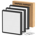 3 Pack HAP605 HAP607 Replacement Filter Compatible with FreAire & XenonLab HAP605 HAP607 Air Purifiers, 3-in-1 High?Efficiency Activated Carbon Filter for Home