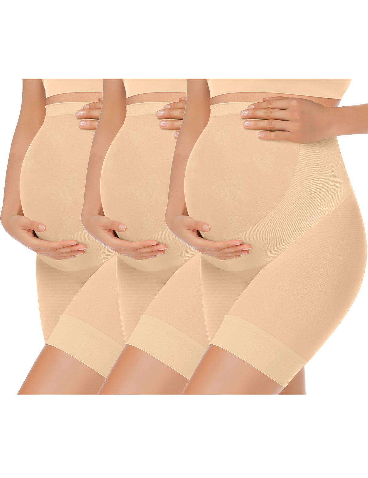 Women's Kim S Maternity Shorts for Under Dresses Over Bump Plus Size Panties