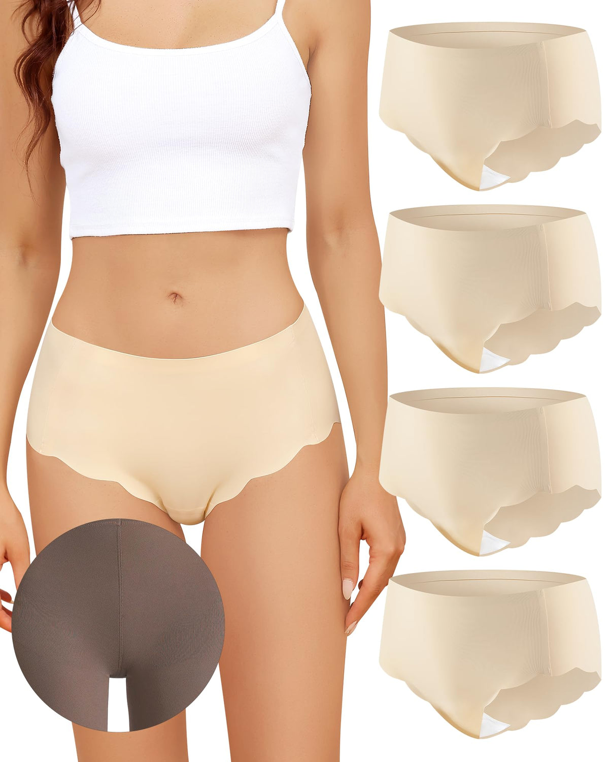LEVAO Camel Proof Seamless Underwear for Women S-XXL