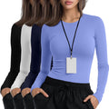 Xaatren 4 Pack Women's Underscrub Shirts,XX-Large,4-Color