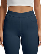 Vimpep Straight-Leg Yoga Dress Pants For Women Pull On - Style 118