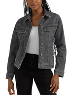 Lee Women's Legendary Rider Denim Jacket, Dark Powder, Small