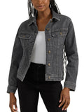 Lee Women's Legendary Rider Denim Jacket, Dark Powder, Medium