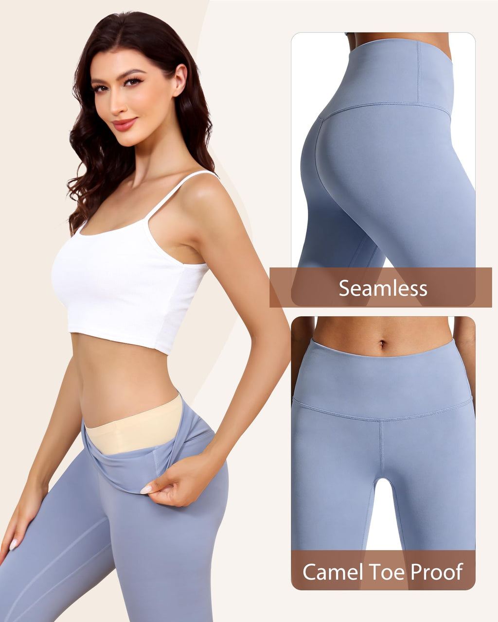LEVAO Camel Proof Seamless Underwear for Women S-XXL