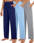 Huukeay 3 Pack Women's Lounge Pants Cozy Sweatpants X-large - Style 2