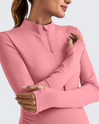 Women's Rash Guard Swimsuit G4free Maternity T Shirts Long-Sleeve