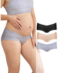 Intimate Portal Maternity Under The Bump Pregnancy Postpartum Women's Cotton 6-pk Blooms M Panties