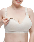 Women's Momcozy Busty U.s. Cotton for Breastfeeding Nursing Bra