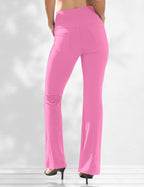 Vooveeya Women's Bootcut Leggings Bootleg Yoga Pants - Style 111
