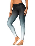 ATTRACO Rash Guard Pants Women Long Water Pants Swimming UPF 50 Surf Leggings Black Gradient L