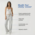 Common Stitch 3 Pack Wide-Leg Fleece Sweatpants For - Taupe / Lt.