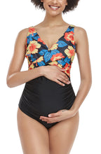 Women's Summersunshine Maternity One-Piece Swimwear - Yellow Floral