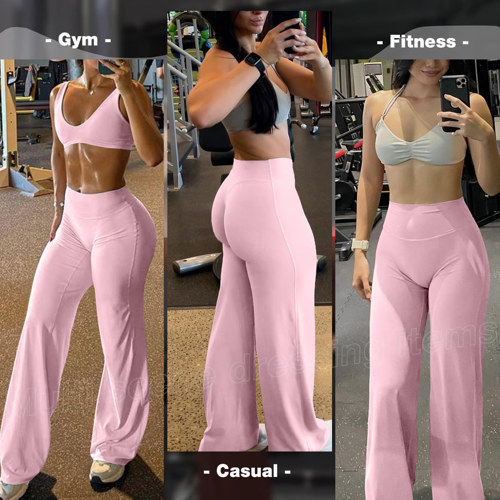 Jgs1996 Wide-Leg Yoga Pants Bottoms Straight-Leggings For - Style 88