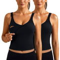 Women's Ecavus for Breastfeeding,longline Sports Tank Tops Nursing Bra