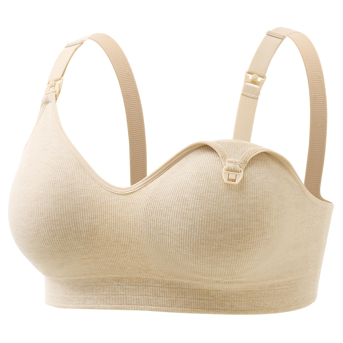 Women's Momcozy U.s. Cotton for Breastfeeding Seamless Nursing Bra