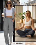Neer 3 Pack Women's Cotton Lounge High-Waisted Pants - Size X-Large