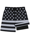 Olreco Boys Bathing Suit Size 7 Boys American Flag Swim Trunks Boys Fourth of July Swim Trunks Kids Swim Shorts Boys Swim Suit