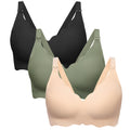 Women's Angelhood for Breastfeeding 3 Pack Seamless Nursing Bra