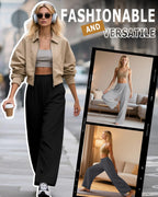 Huukeay 3 Pack Women's Lounge Pants Cozy Sweatpants Medium - Style 3