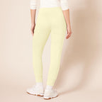 Essentials Women's French Terry Fleece Jogger Sweatpant Light Yellow