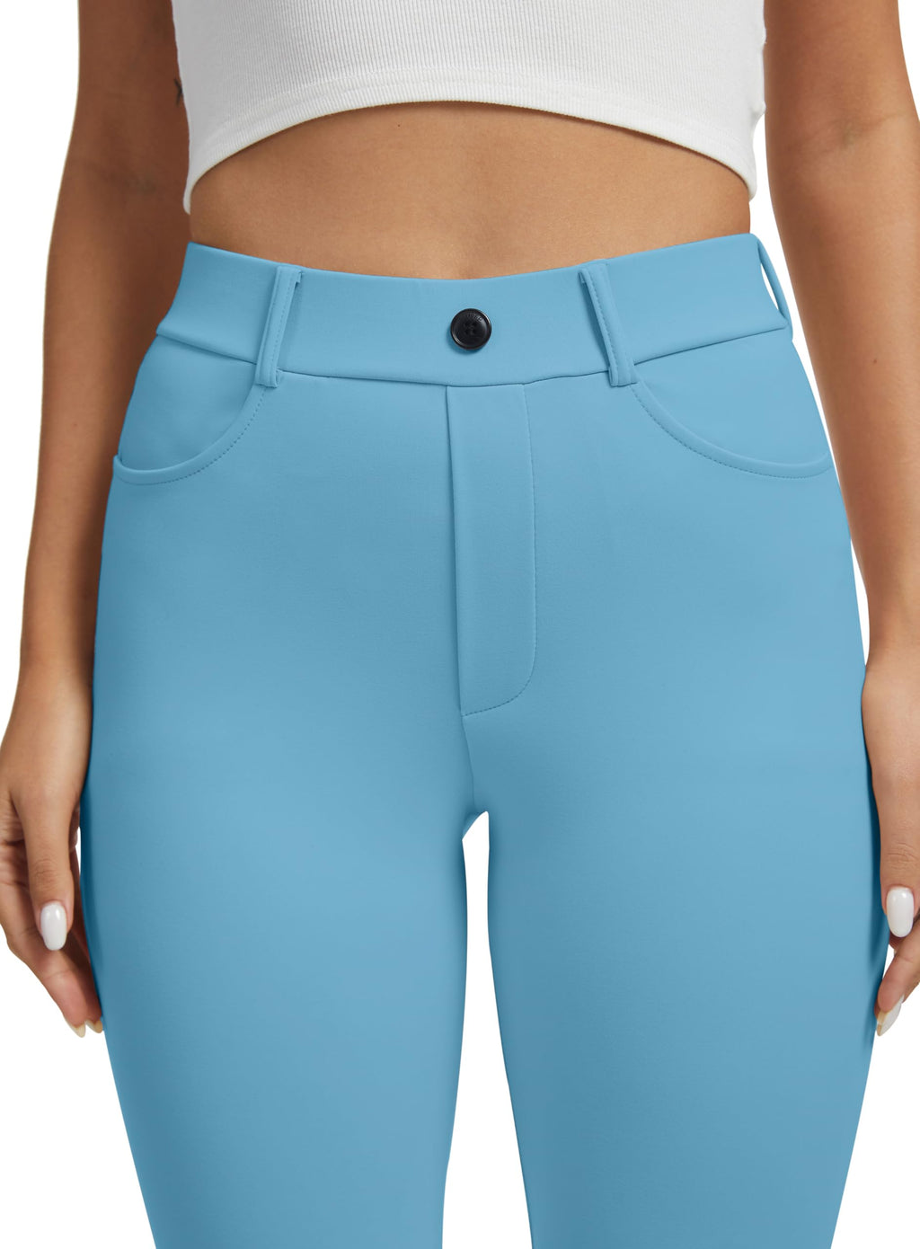 Vimpep Yoga Pants Women Straight-Leg With Pockets - Style 114