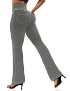 Vooveeya Women's Bootcut Leggings Bootleg Yoga Pants - Style 254