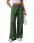 Athmile Women's Wide-Leg Sweatpants High-Waisted Baggy - Style 16