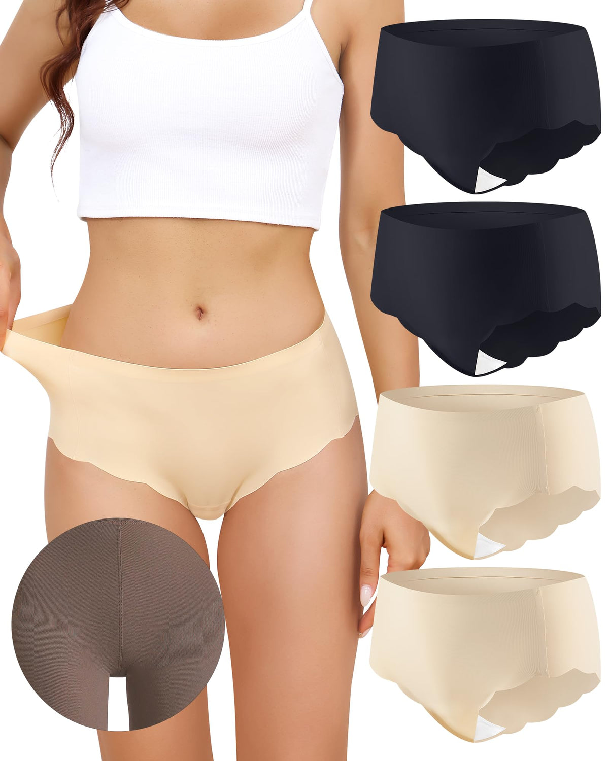 LEVAO Camel Proof Seamless Underwear for Women S-XXL