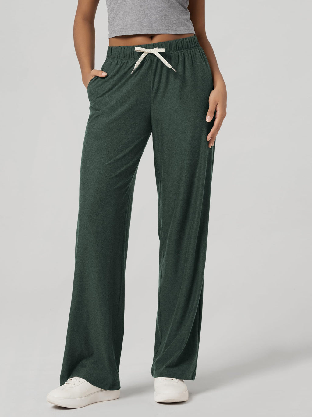 Ododos Women's Straight-Leg Pants Ultra Soft Odstratum Tech Relaxed