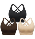 Women's Angelhood for Breastfeeding, Seamless Sports Low-impact Support Yoga for Pregnancy, Xx-large Beige Nursing Bra