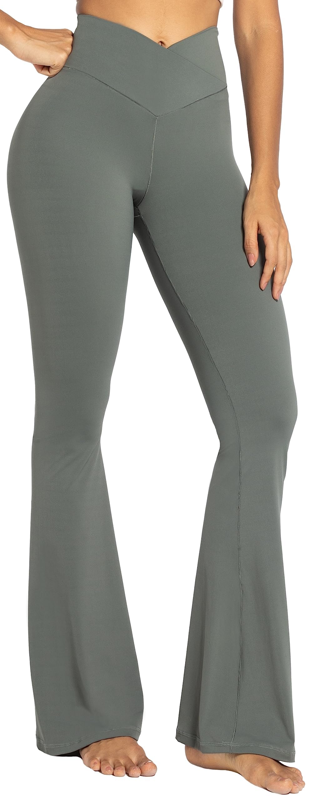Sunzel Flare Leggings Crossover Yoga Pants For Women With - Style 64