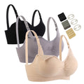 Women's Seitop 3 Pack for Woman Seamless Breastfeeding Xl Nursing Bra
