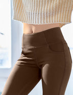 Vooveeya Women's Bootcut Leggings Bootleg Yoga Pants Flare - Style 19