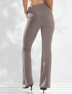 Vooveeya Women's Bootcut Leggings Bootleg Yoga Pants - Style 219