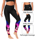 Women's Elastic Waist Uv Leggings Woman Full Coverage Swim Pool Pants