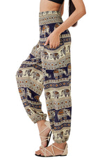 Joob Boho Pants For Women Hippie Harem Women's Yoga – Comfy - Navy