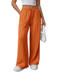 Athmile Women's Wide-Leg Sweatpants High-Waisted Baggy - Style 28