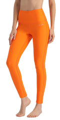 Ubestyle Women's Swim Pants UPF 50+ High Waist Rash Guard Leggings Orange