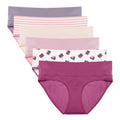 Women's Intimate Portal Maternity Cotton Pregnancy Postpartum Foldable Under The Bump 6 Pack Floreus M Panties