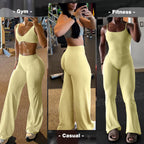 Jgs1996 Wide-Leg Yoga Pants Bottoms Straight-Leggings For - Style 14