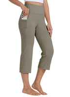 Willit Women's Yoga Capris Pants High-Waist Leggings Crop - Style 64