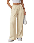 Athmile Women's Wide-Leg Sweatpants High-Waisted Baggy - Style 30
